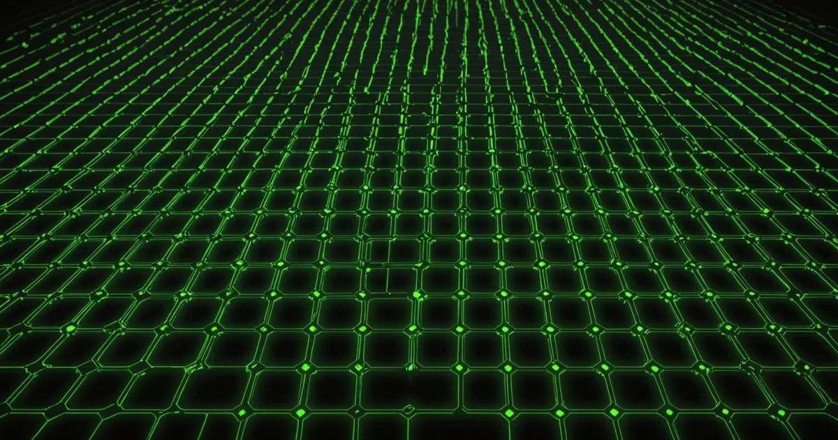 Abstract technical visualization of contextual relevance scoring