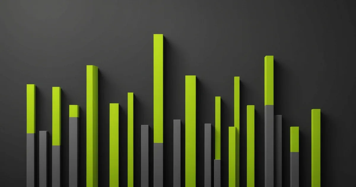 Abstract data visualization of CPM and CPC economics in conversational AI